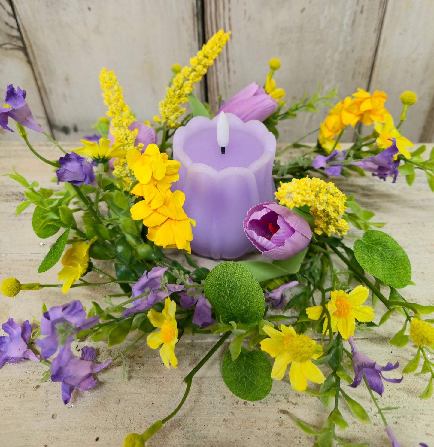 Spring Radiance Candle Ring (2 sizes)