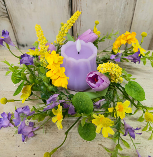 Spring Radiance Candle Ring (2 sizes)