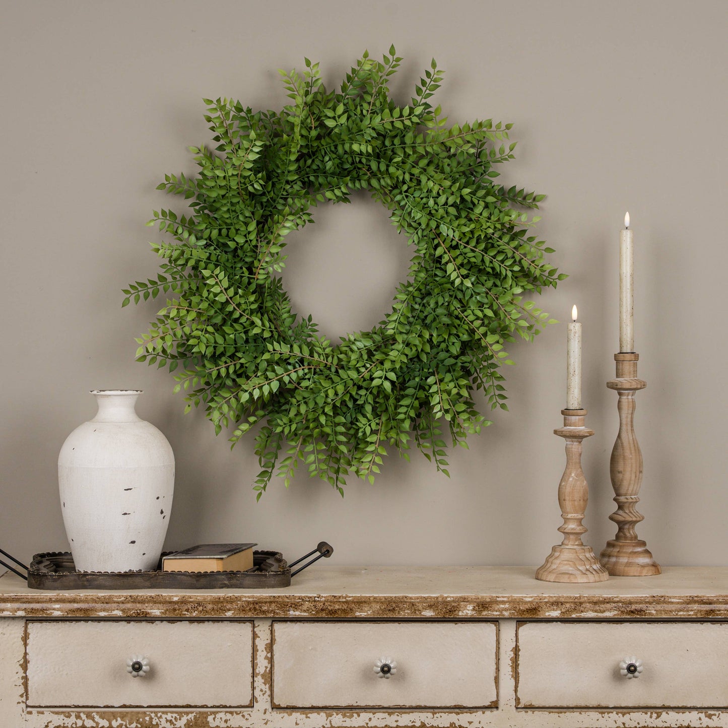 26" SMILAX WREATH