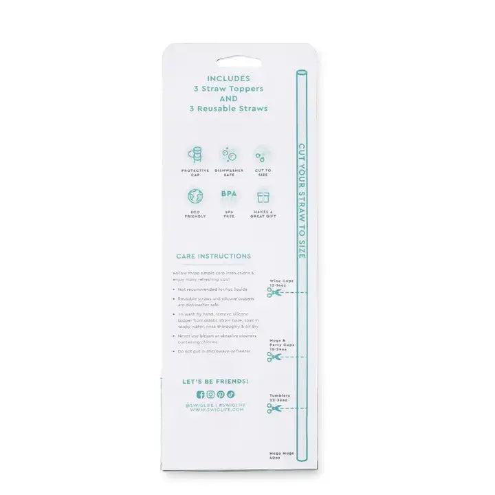 Cherry Pie Straw Topper Set