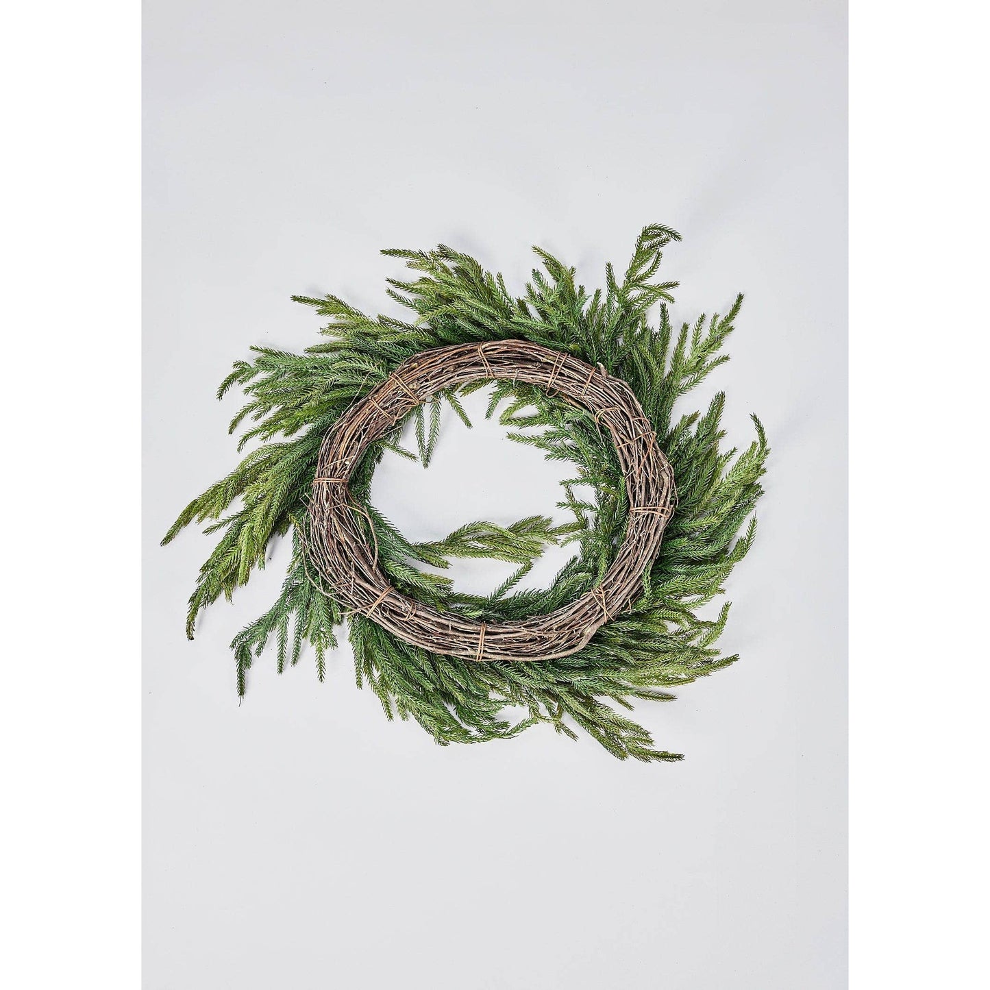 Real Touch Norfolk Pine Wreath - 24"