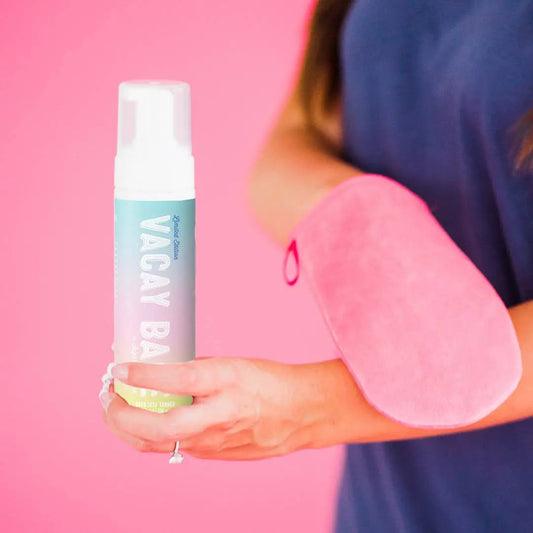 Sugar Glow Tan Vacay Babe Tanning Mousse w/Tanning Mitt Bundle by Sugar Glow Tan
