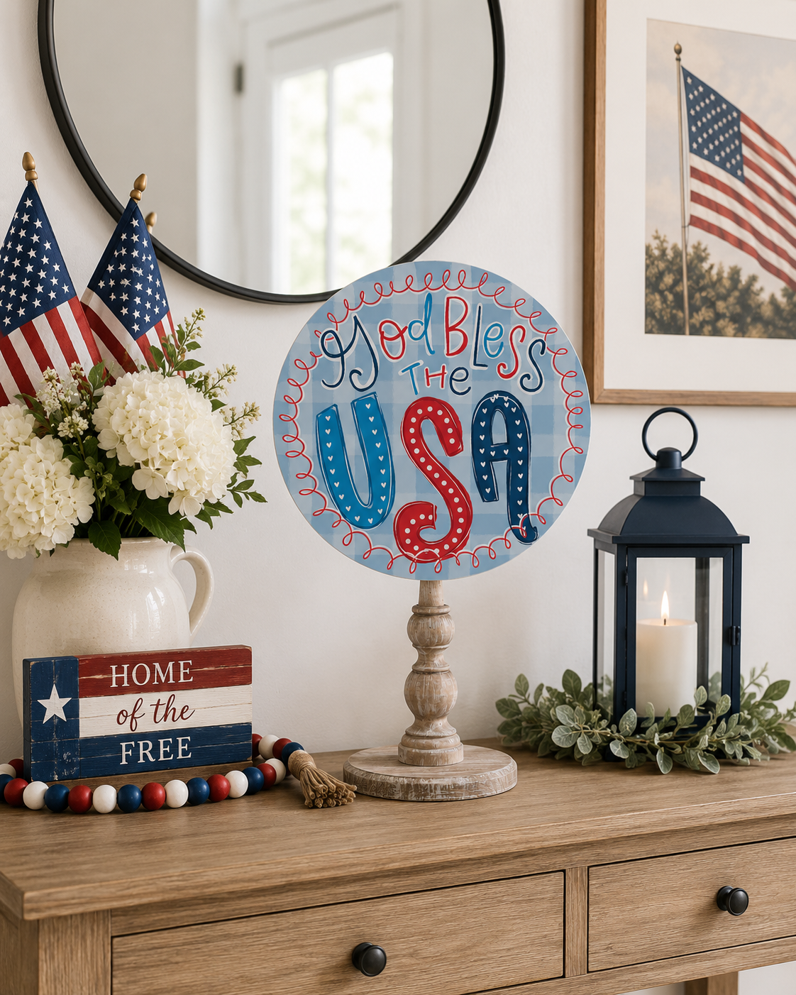 God Bless the USA Topper (Base Sold Separately)