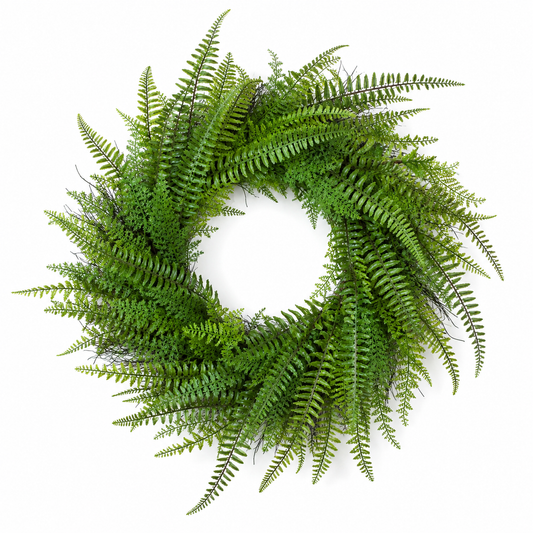 26" LACEY FERN WREATH