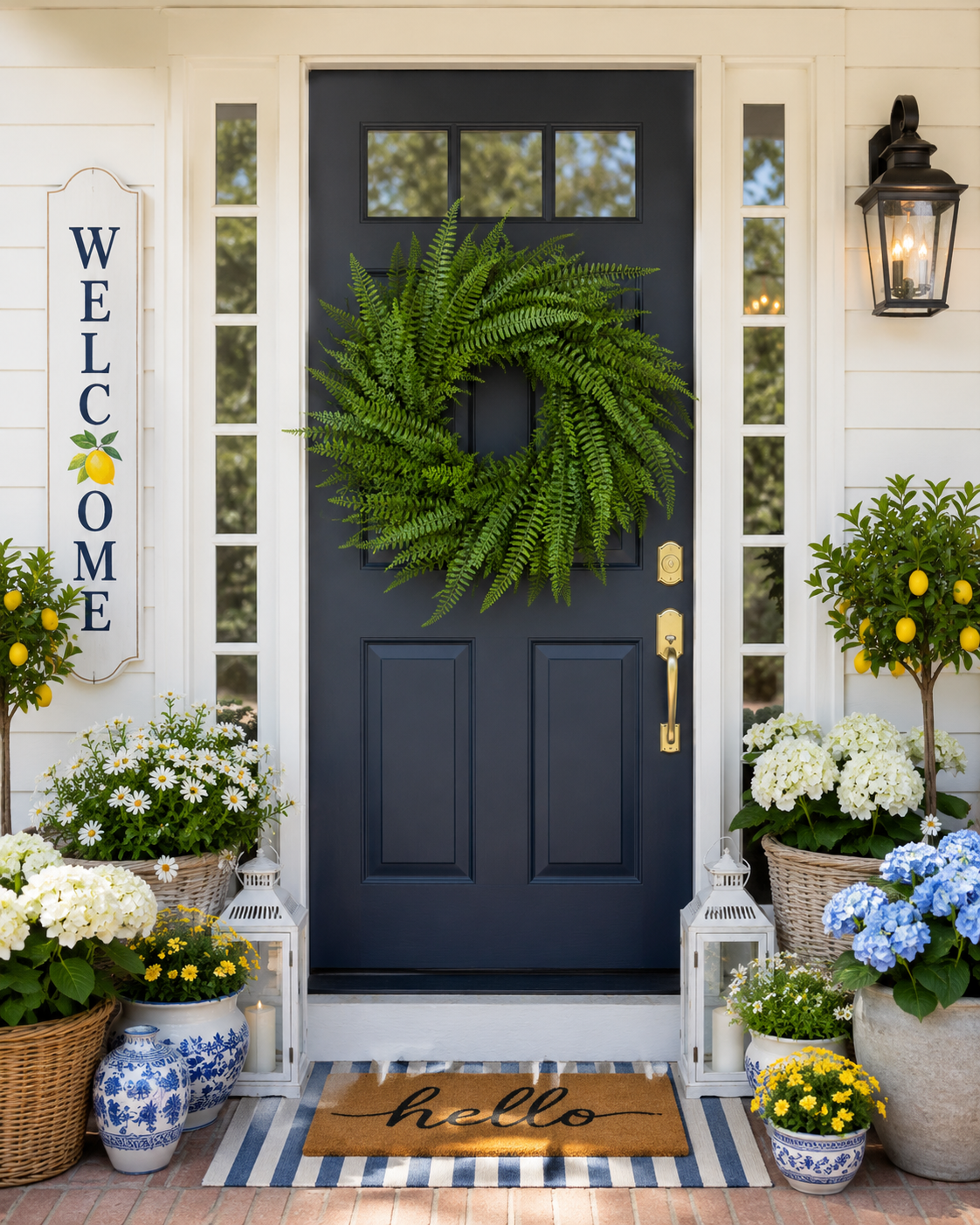 26" LACEY FERN WREATH