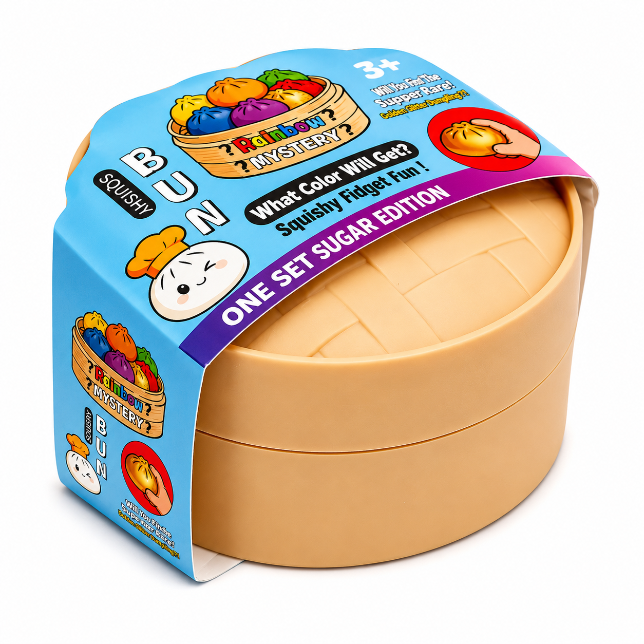 Glitter Edition Dumpling Squishy  – Viral Mystery Dumplings