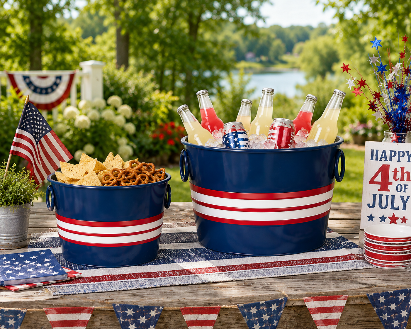 PATRIOTIC BUCKET (2 Sizes)