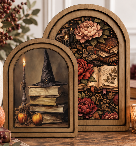 Witching Hour Layered Arch Framed Art Set by Redeemed Decor