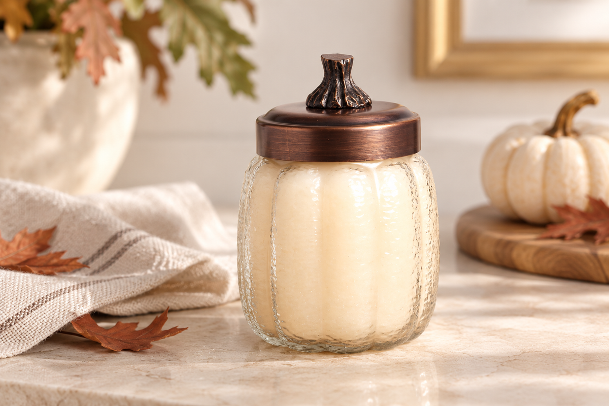 15oz Pumpkin Fall Scented Jar Candle