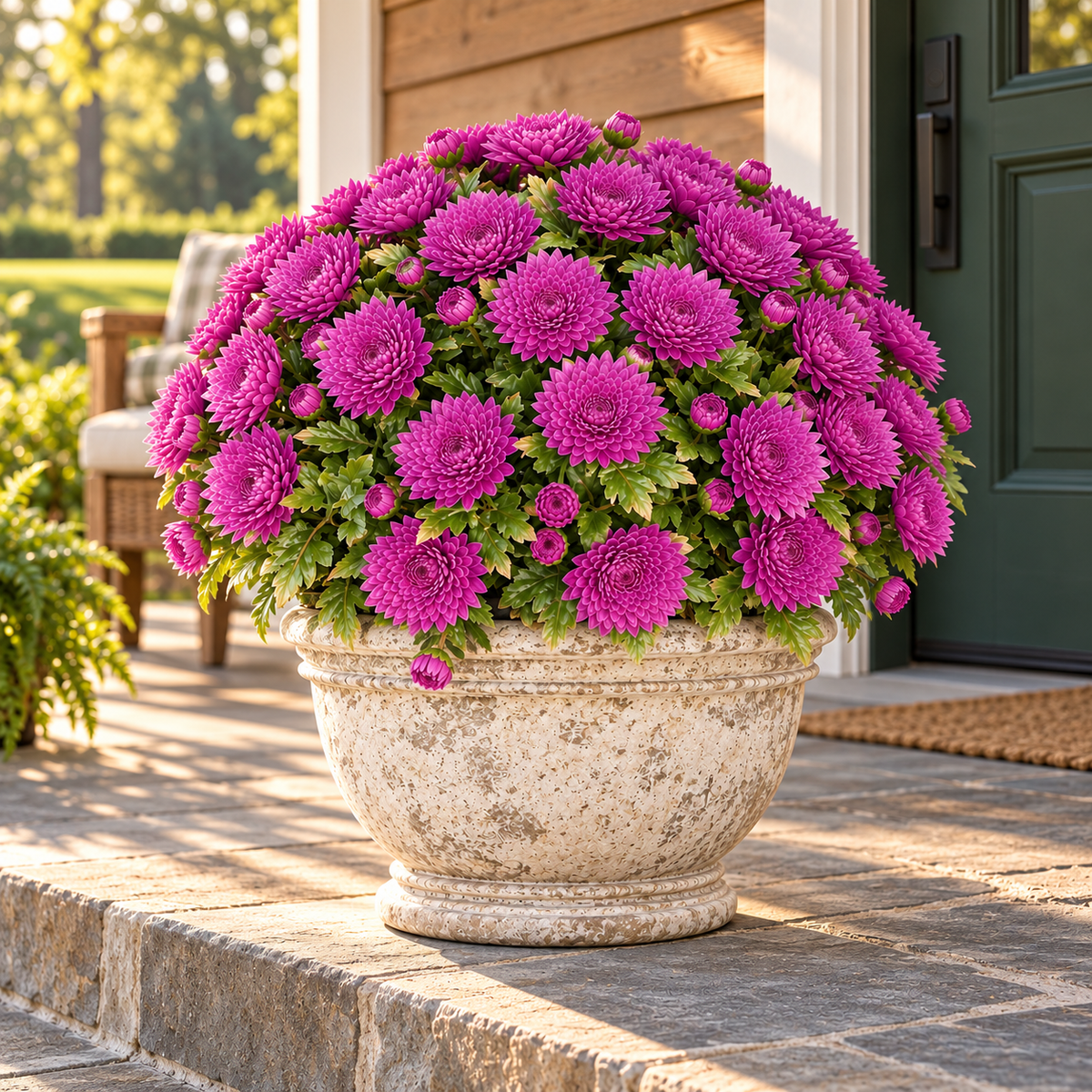 UV Resistant Mum Bush (Assorted Colors)