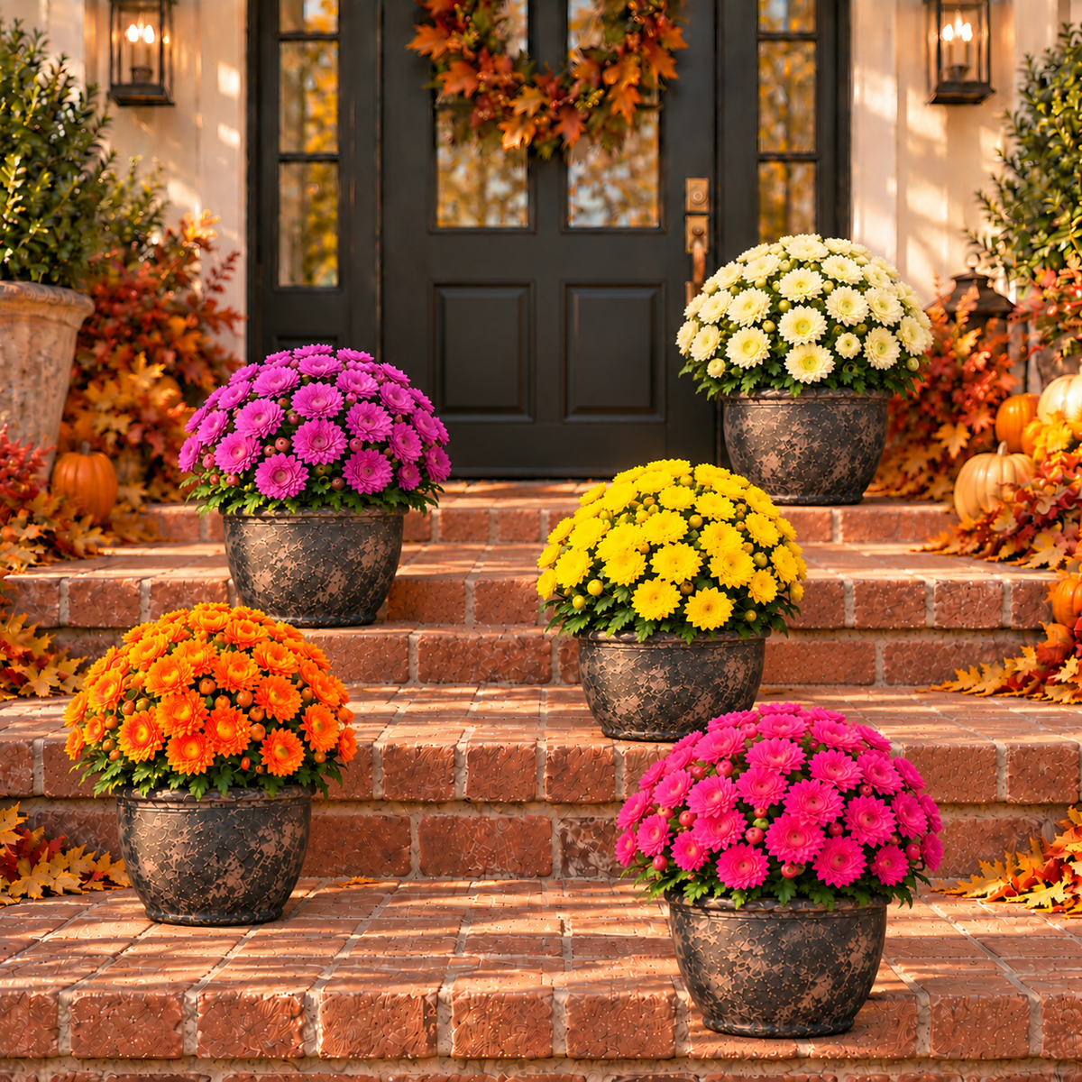 UV Resistant Mum Bush (Assorted Colors)