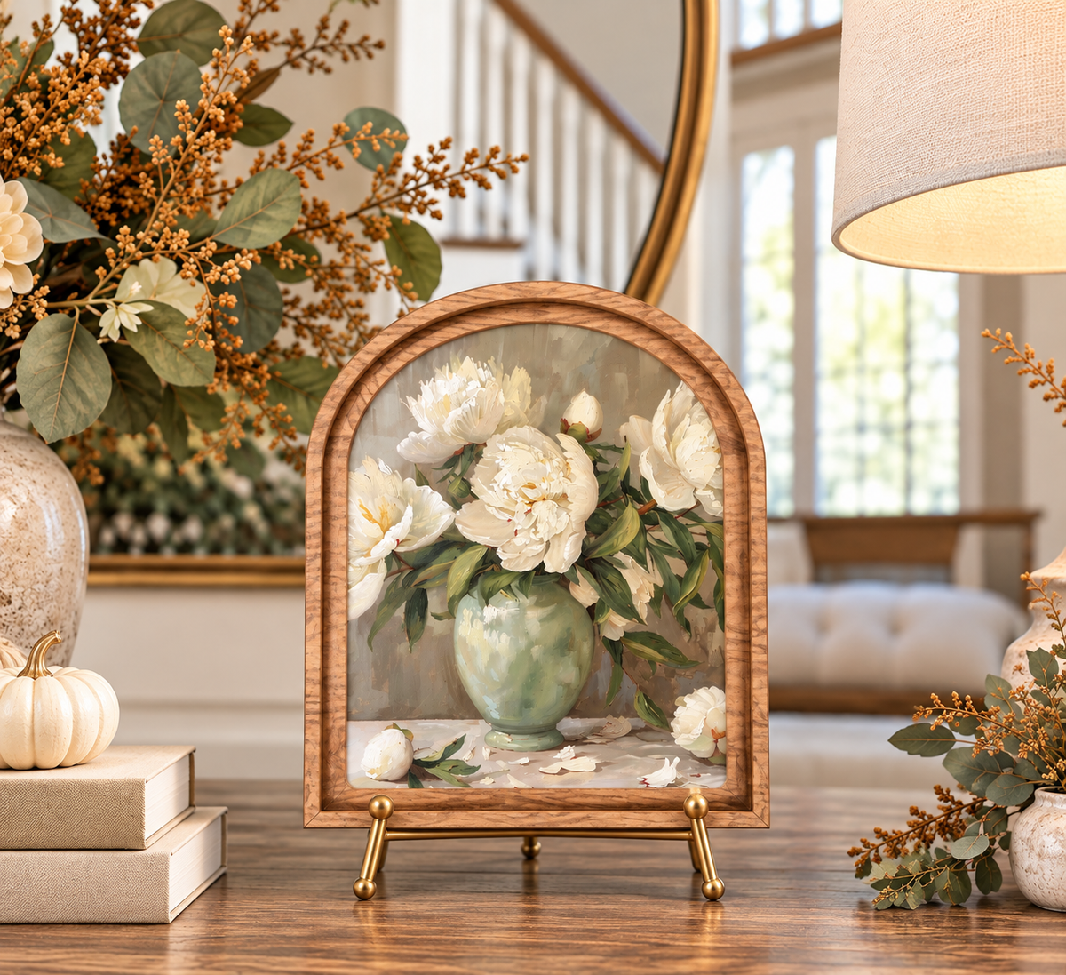 Provincial Muted Peony Framed Art