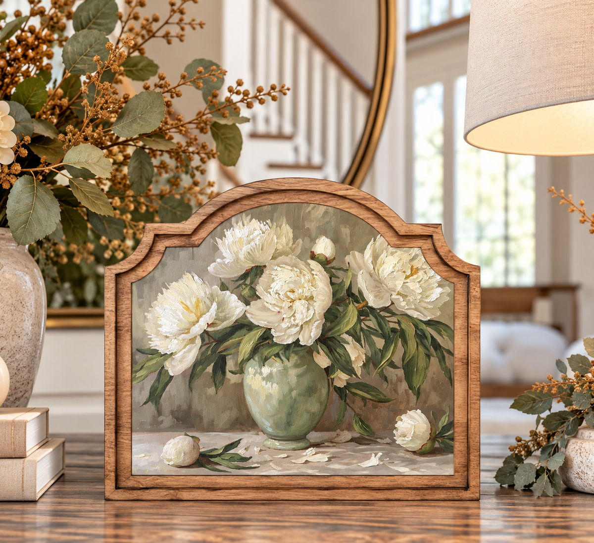 Provincial Muted Peony Framed Art