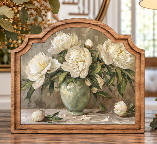Provincial Muted Peony Framed Art