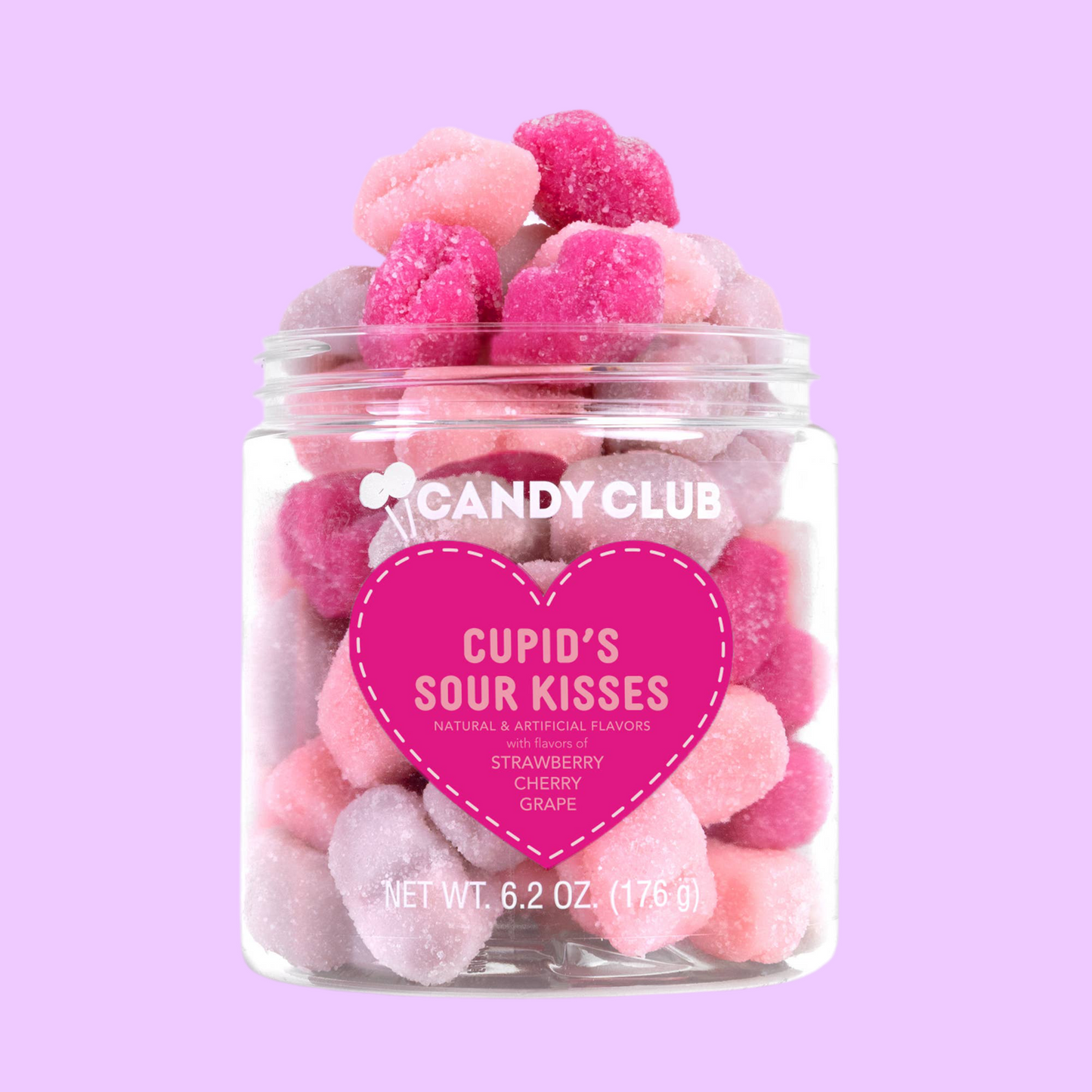 Cupid's Sour Kisses Candy Club Gummies