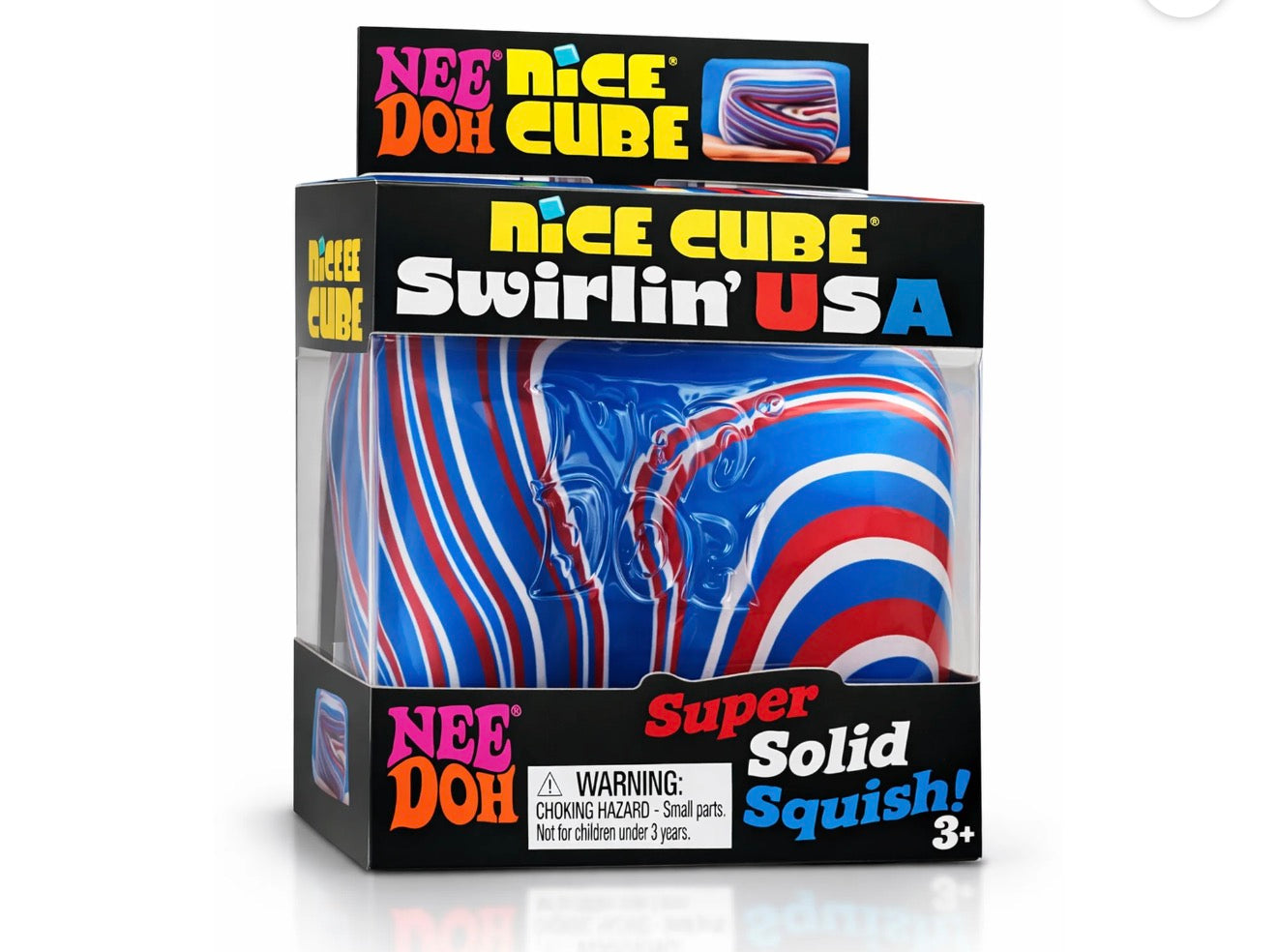 Nee Doh Nice Cube Swirlin' USA Edition