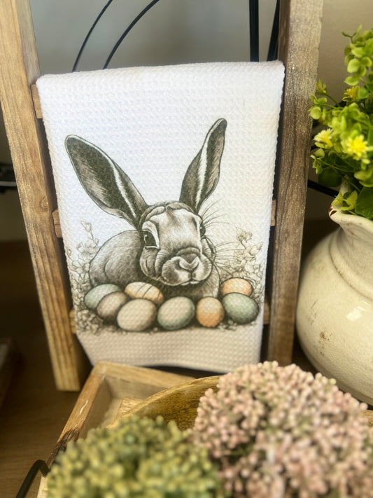 Hop Into Spring Tea Towel - 49th & Magnolia