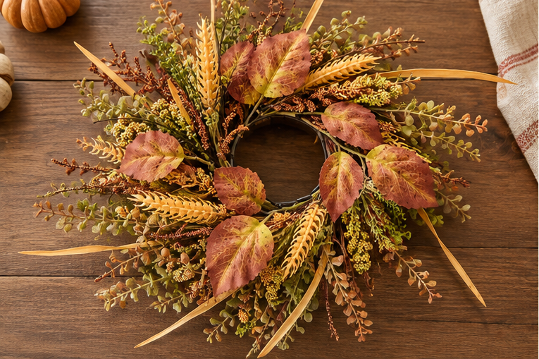 Autumn Harvest 6.5" Candle Ring