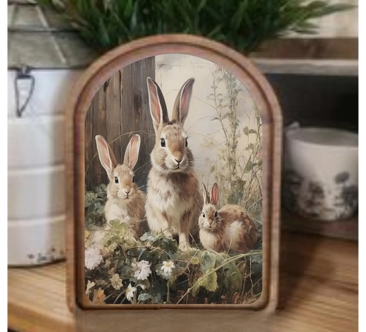 Bunny Trio Art