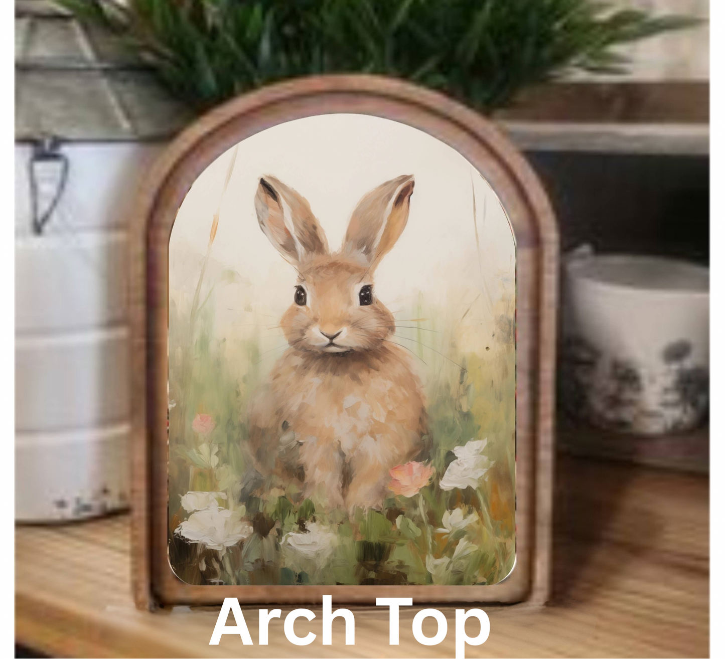 Tan Bunny Framed Art