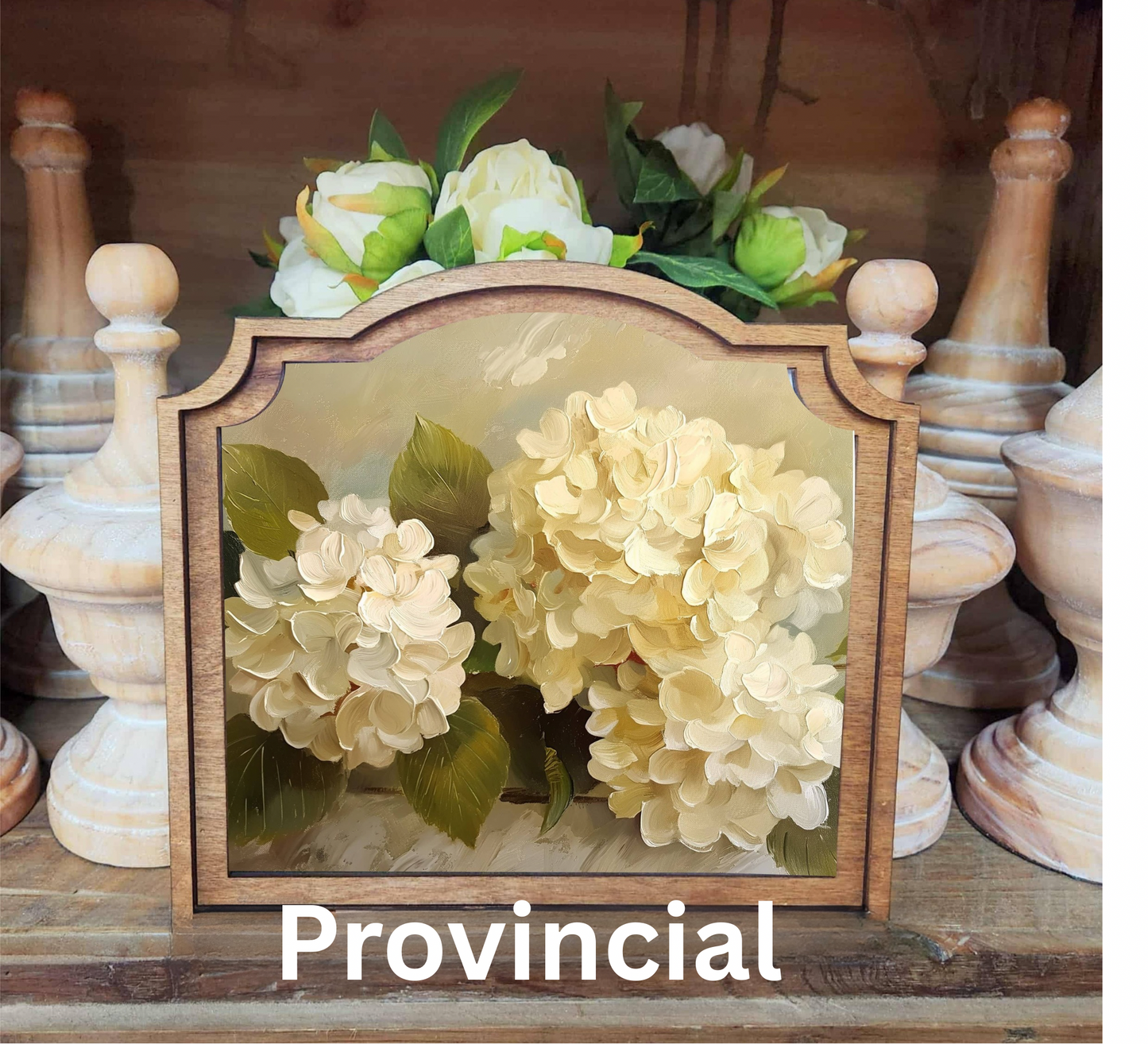 Hydrangea Painting Framed Art