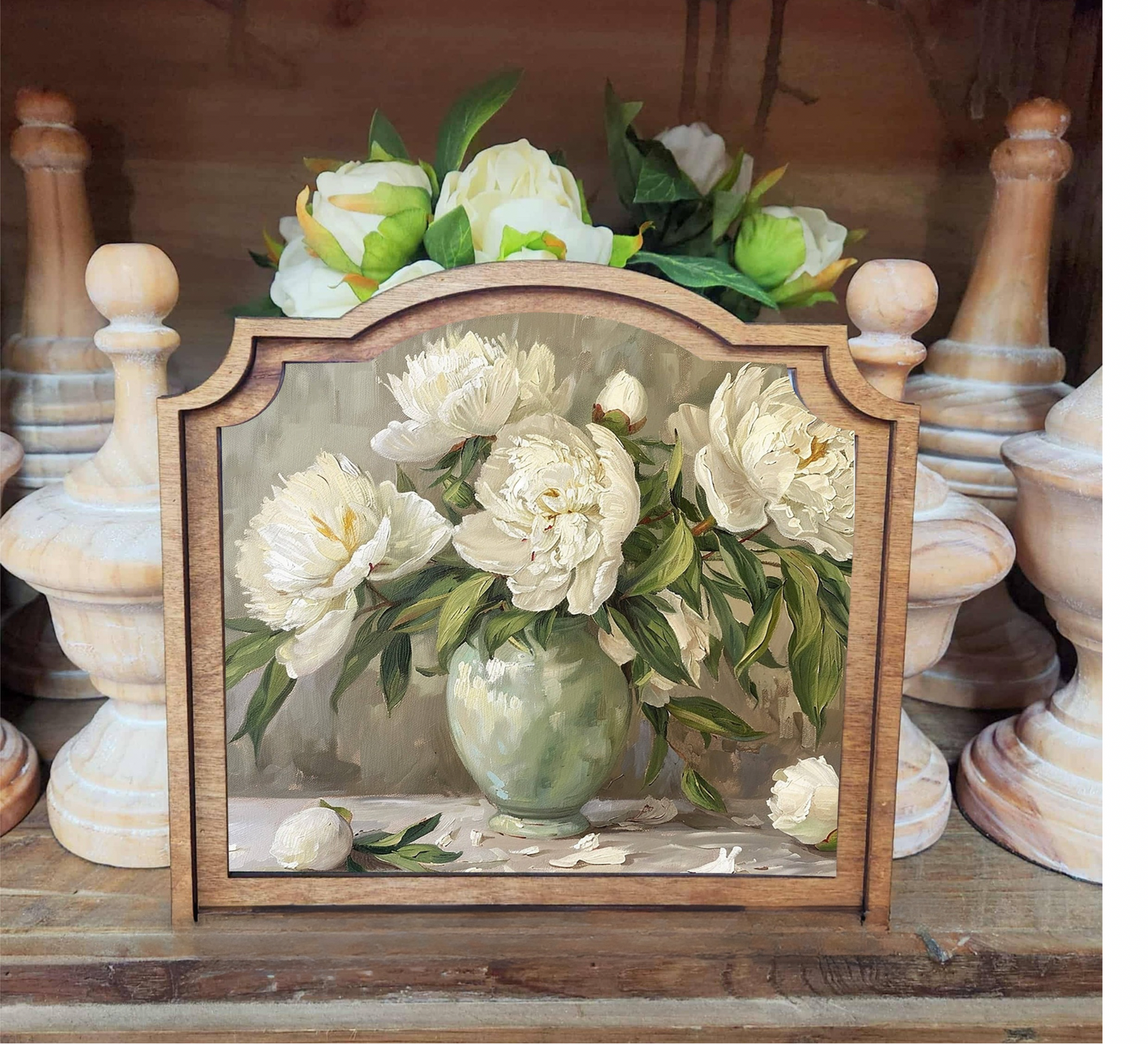 Provincial Muted Peony Framed Art