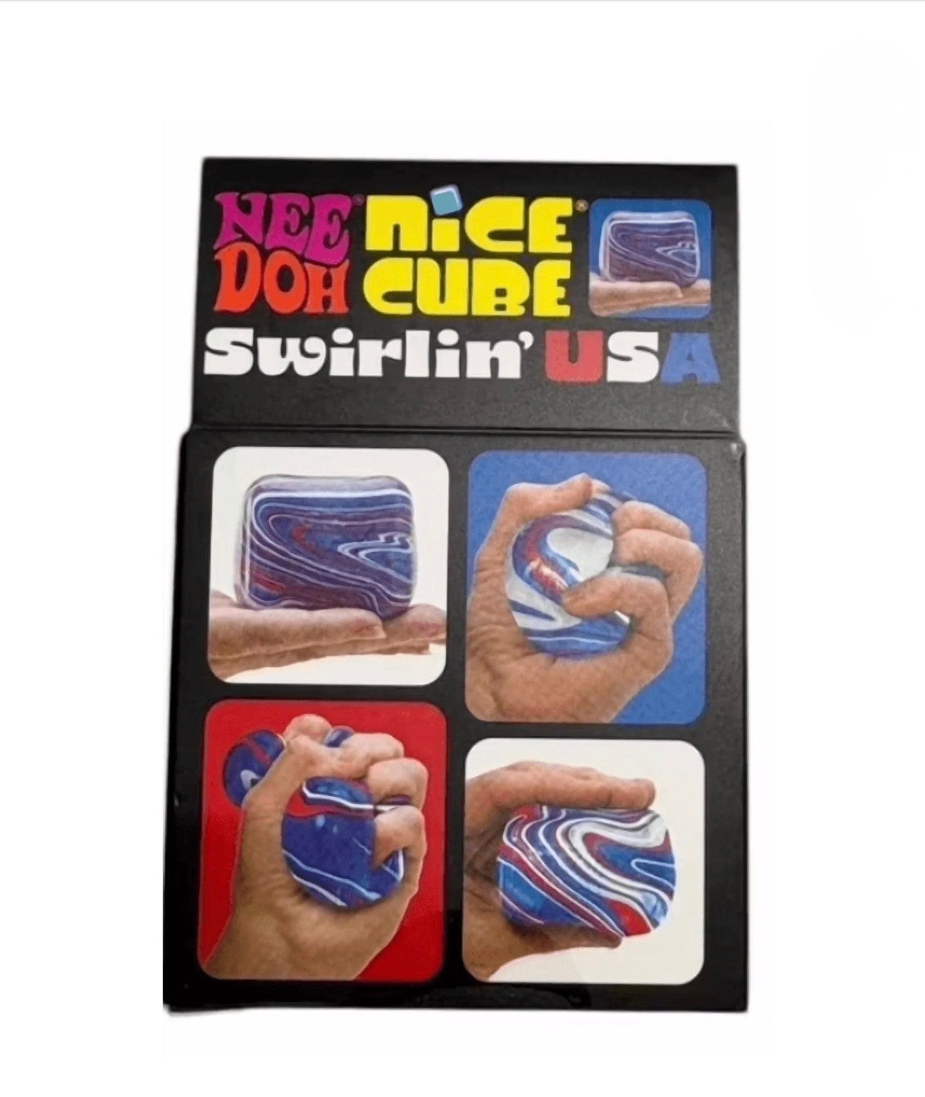 Nee Doh Nice Cube Swirlin' USA Edition