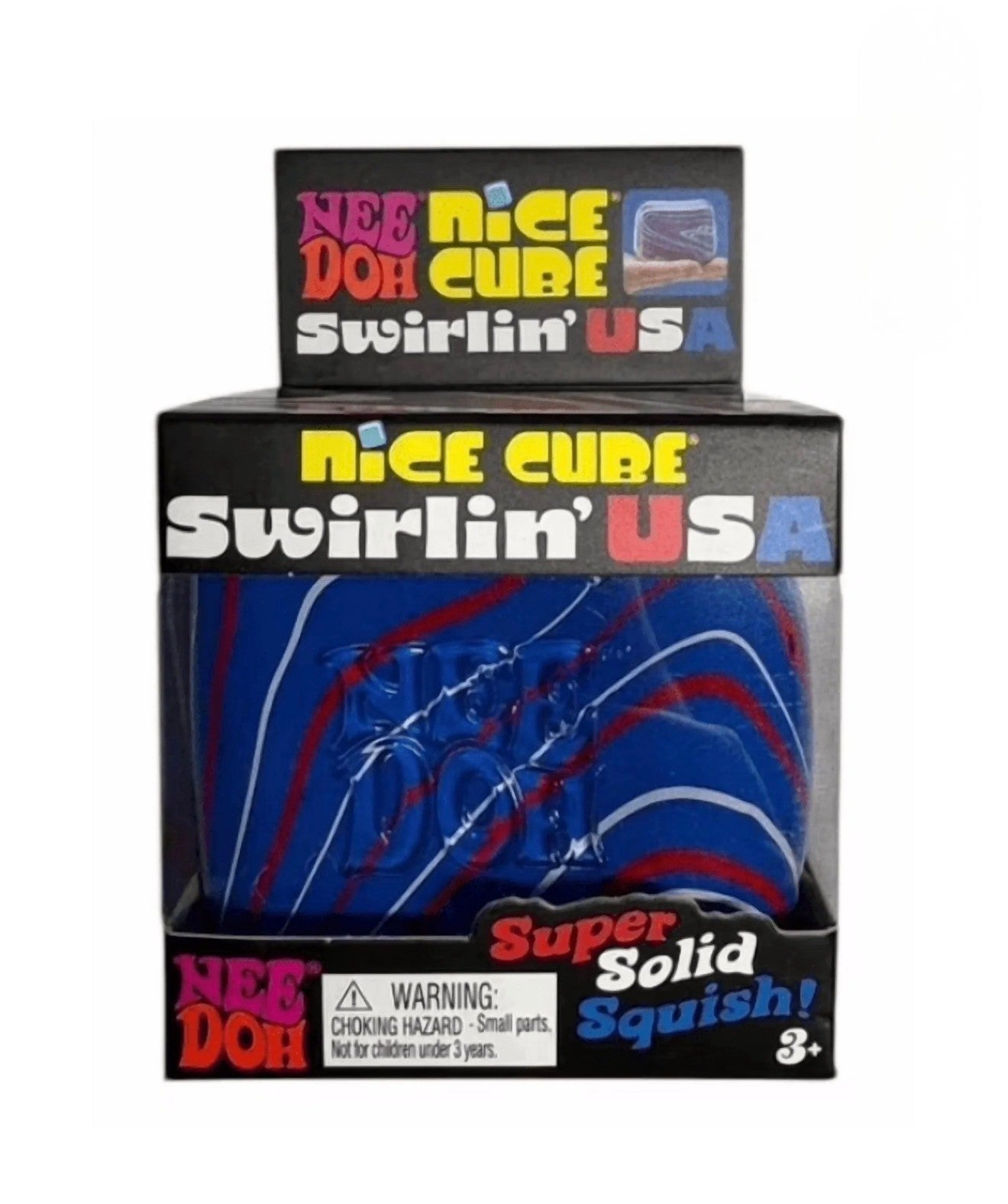 Nee Doh Nice Cube Swirlin' USA Edition