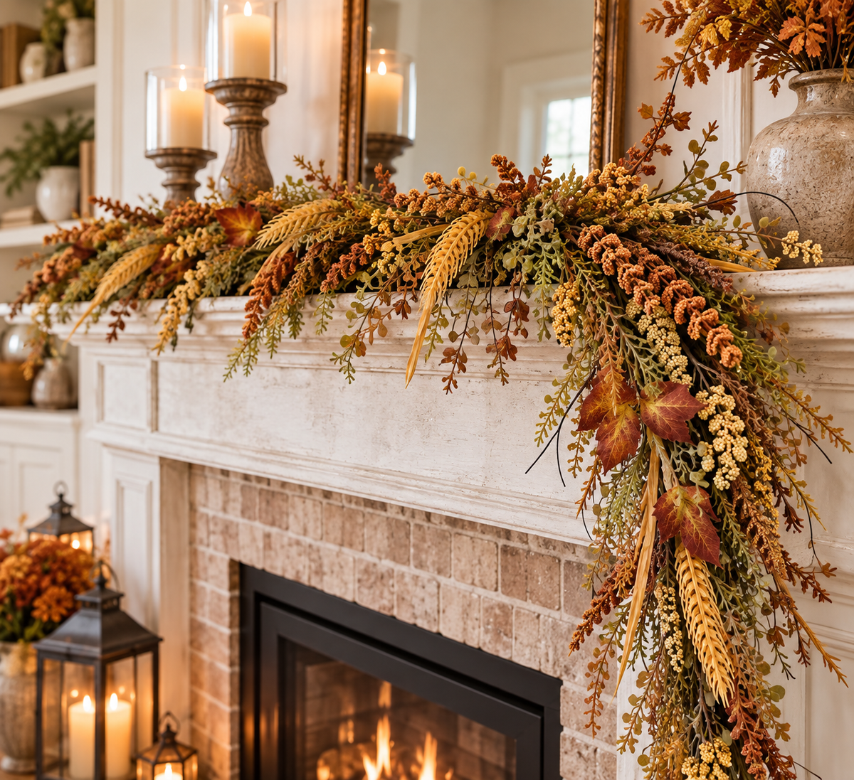 A Fall Gathering Garland