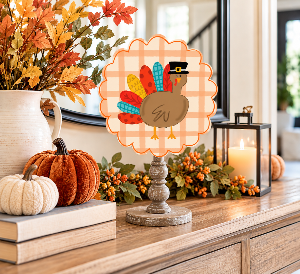 Scalloped Turkey Topper (Base sold separately)