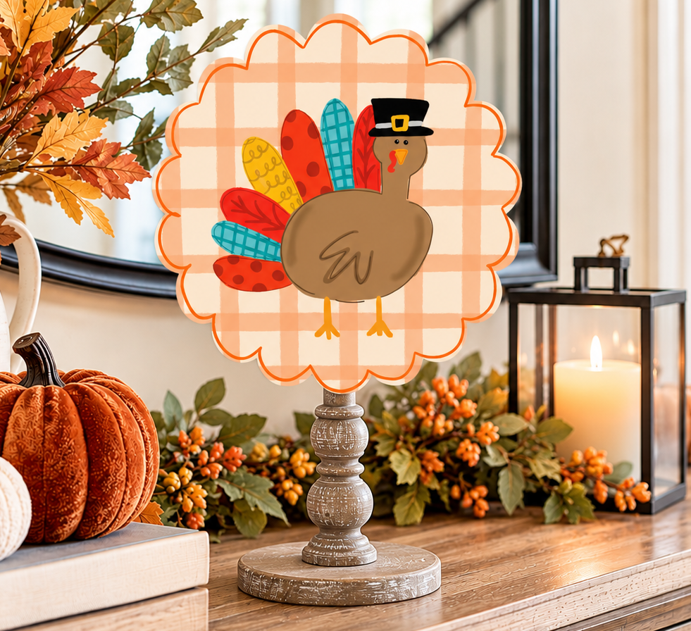 Scalloped Turkey Topper (Base sold separately)