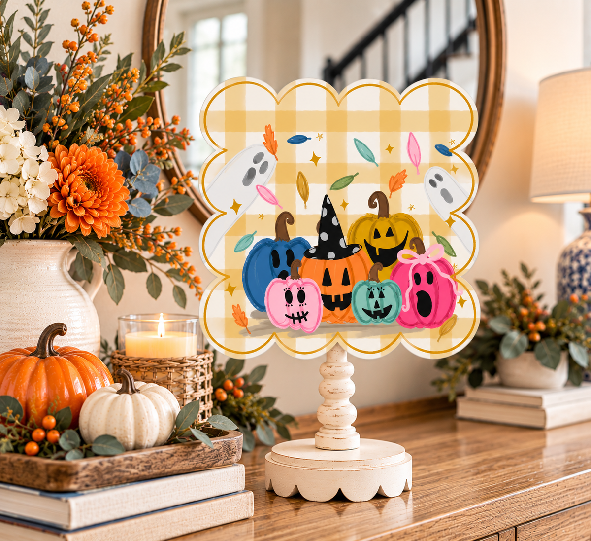 Jackolantern Square Topper (Base sold separately)