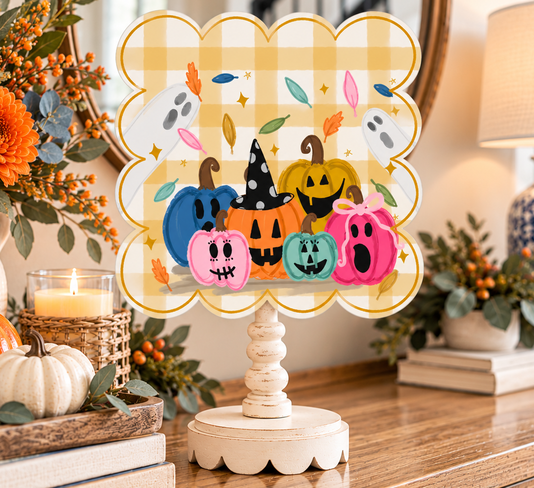 Jackolantern Square Topper (Base sold separately)
