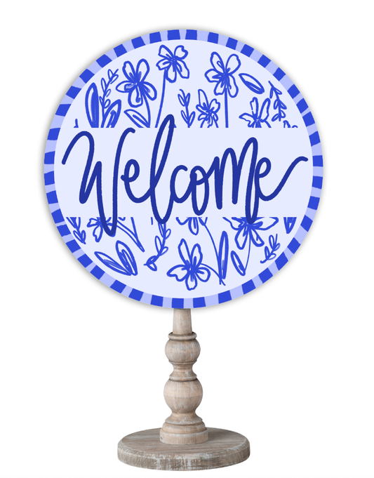 Chinoiserie Welcome Topper