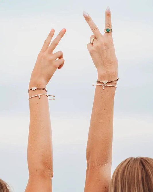 "Forever Friends" Sharable Friendship Hair Tie Bracelets by K'lani hair tie bracelets