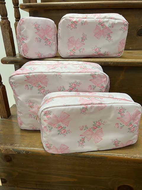 Pink Coquette Makeup Bags (4 sizes)