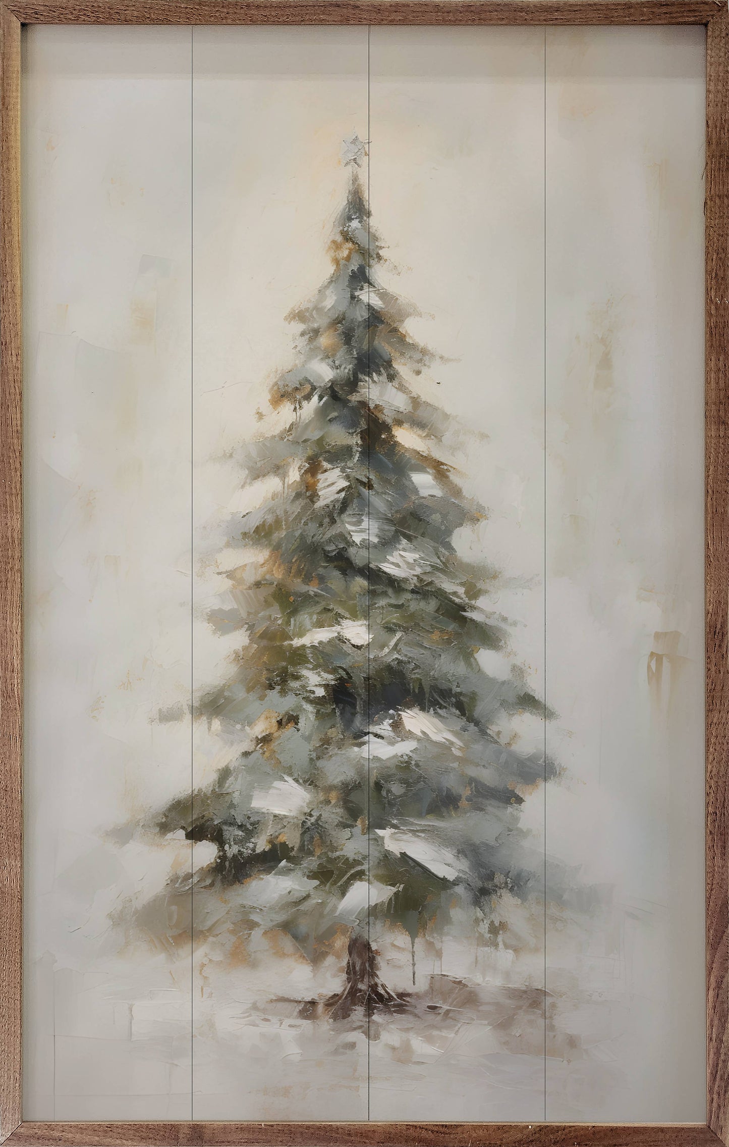 Pine Tree With Star By Petals Prints Designs - 49th & Magnolia