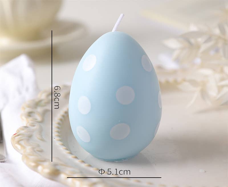 Easter Scented Macaron Egg Decorative Candle