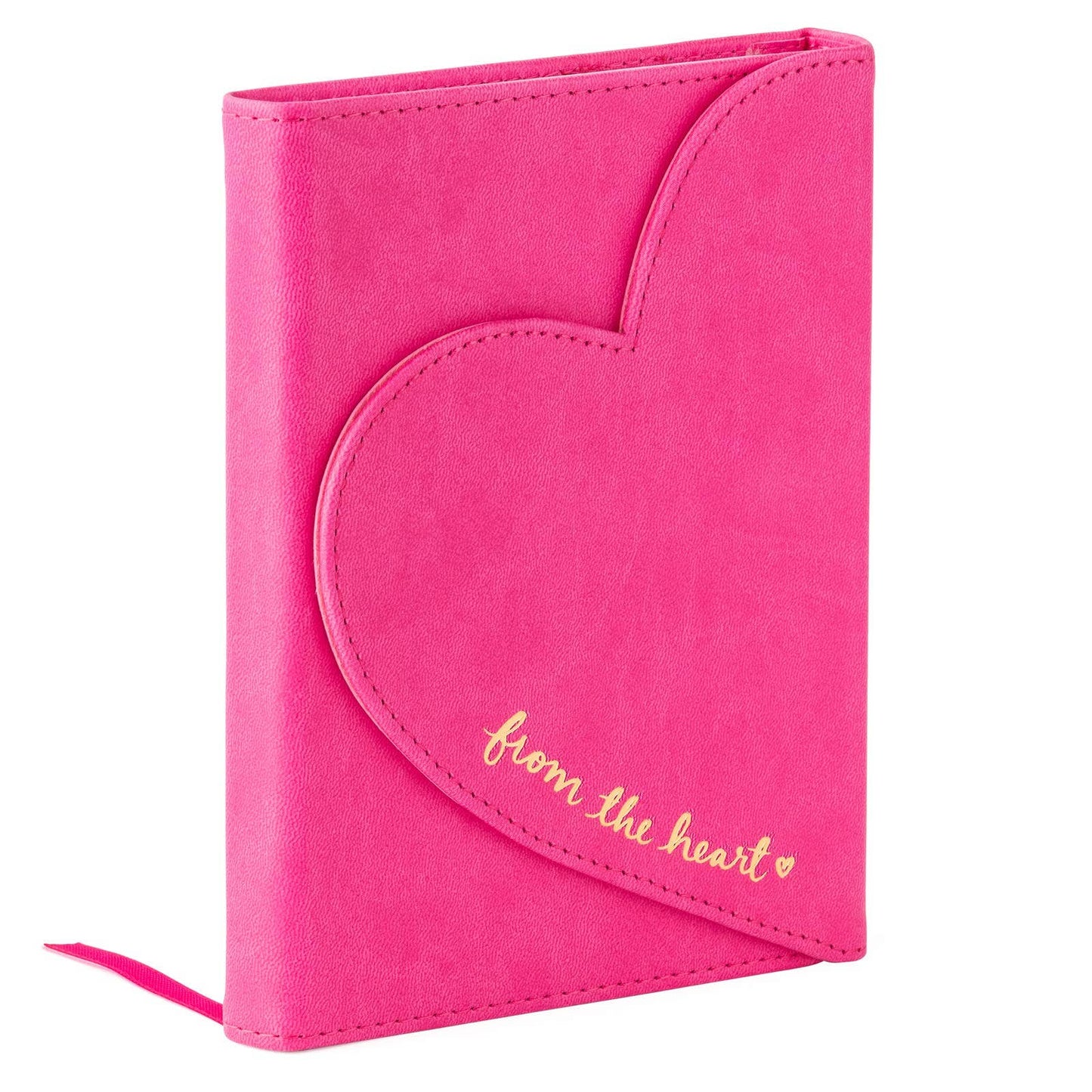 Hot Pink Heart Flap Journal
