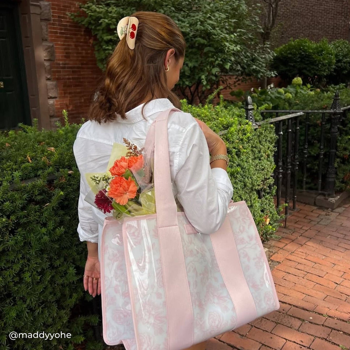 Case-Mate Ballet Pink Afternoon Rosé Jelly Tote Bag