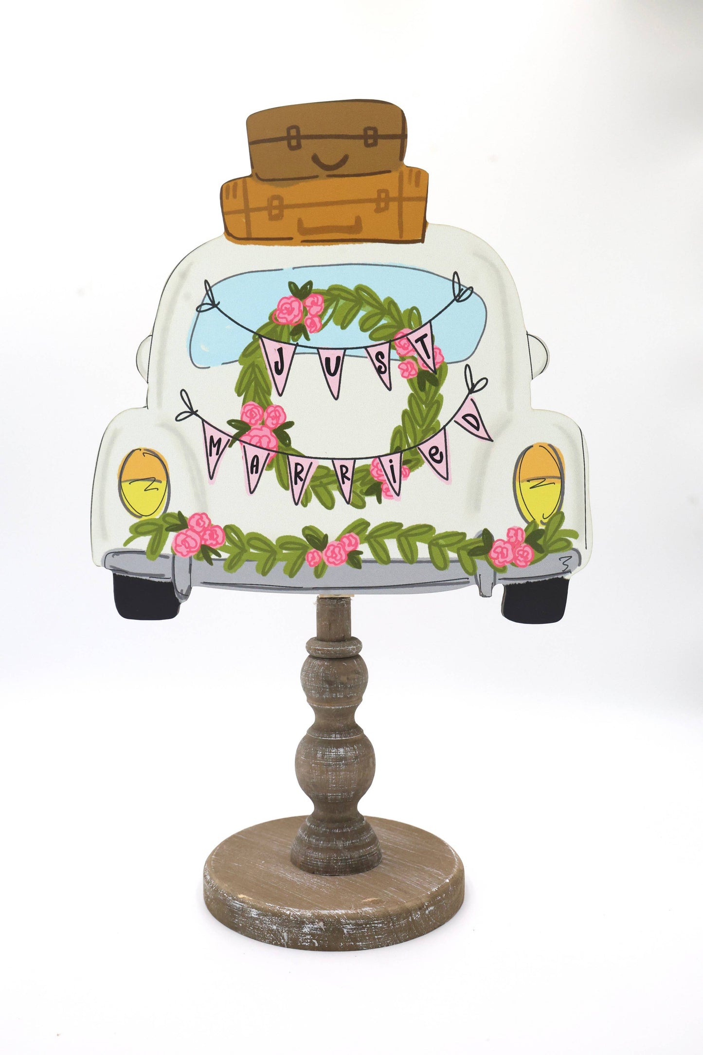 Just Married Car Topper Only (Base Sold Sepatately)