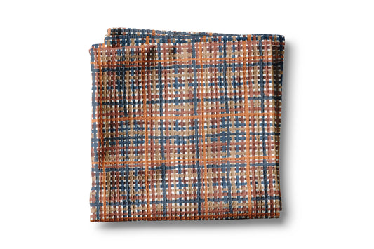 Fall Autumn Plaid Farmhouse Kitchen Towel Waffle Pumpkin
