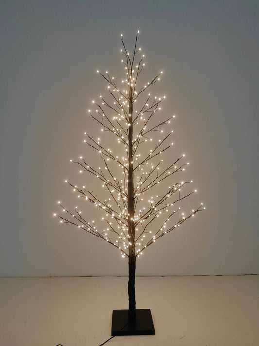 47in Black Birch Tree with 349 LED Lights Indoor Use Only