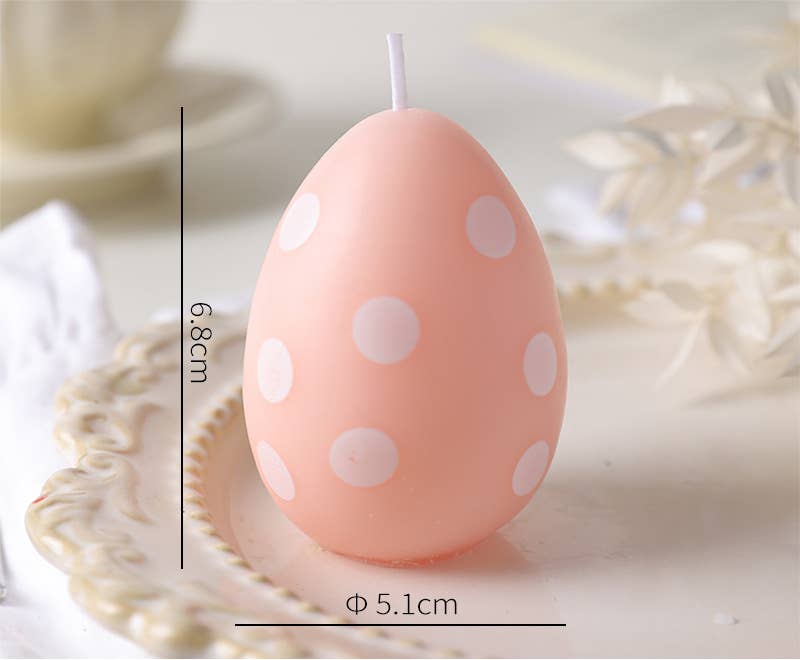 Easter Scented Macaron Egg Decorative Candle