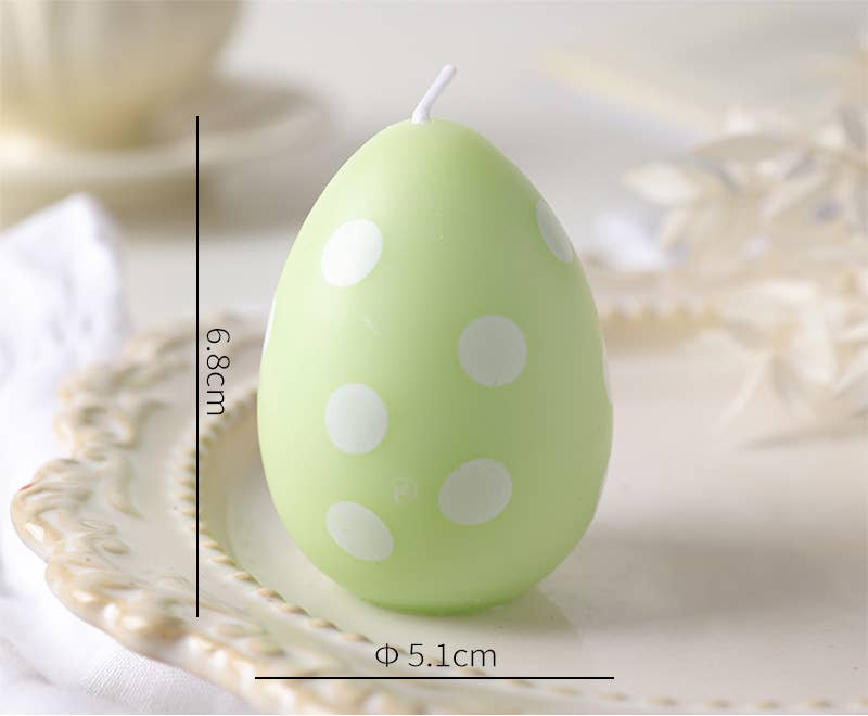 Easter Scented Macaron Egg Decorative Candle