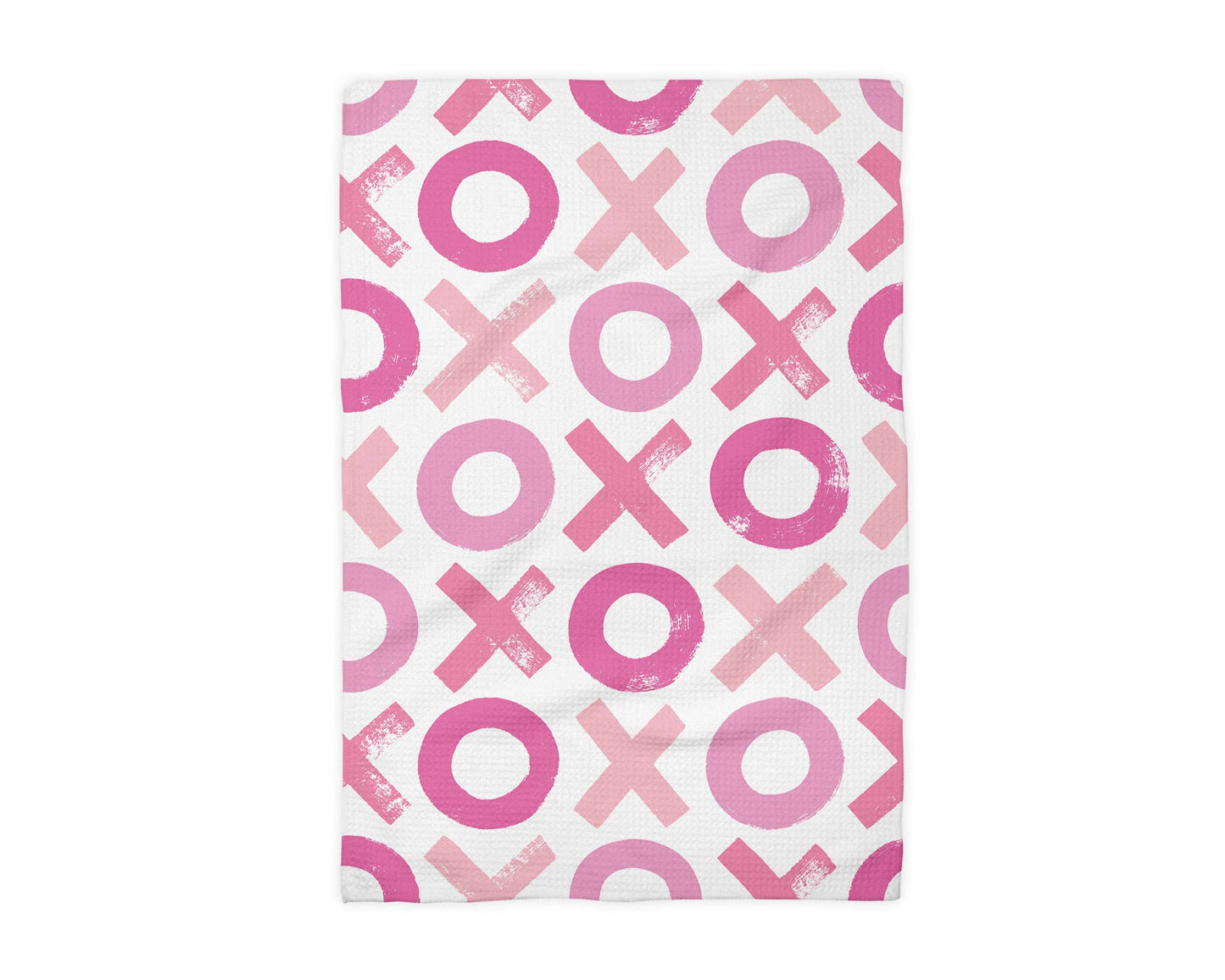 Valentine Heart XOXO Waffle Kitchen Towel