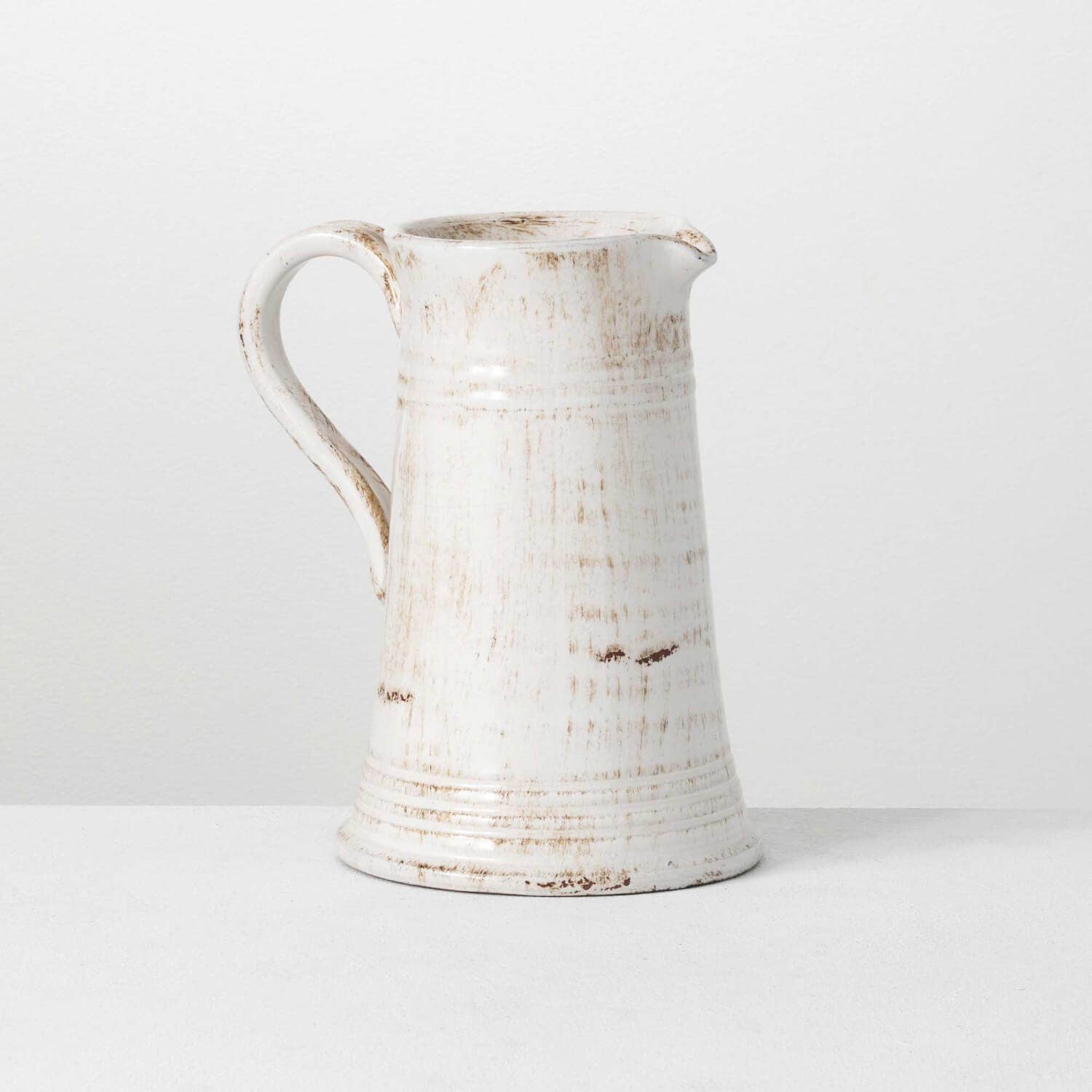 GLAZED CERAMIC PITCHER - 49th & Magnolia