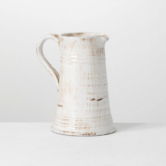 GLAZED CERAMIC PITCHER - 49th & Magnolia