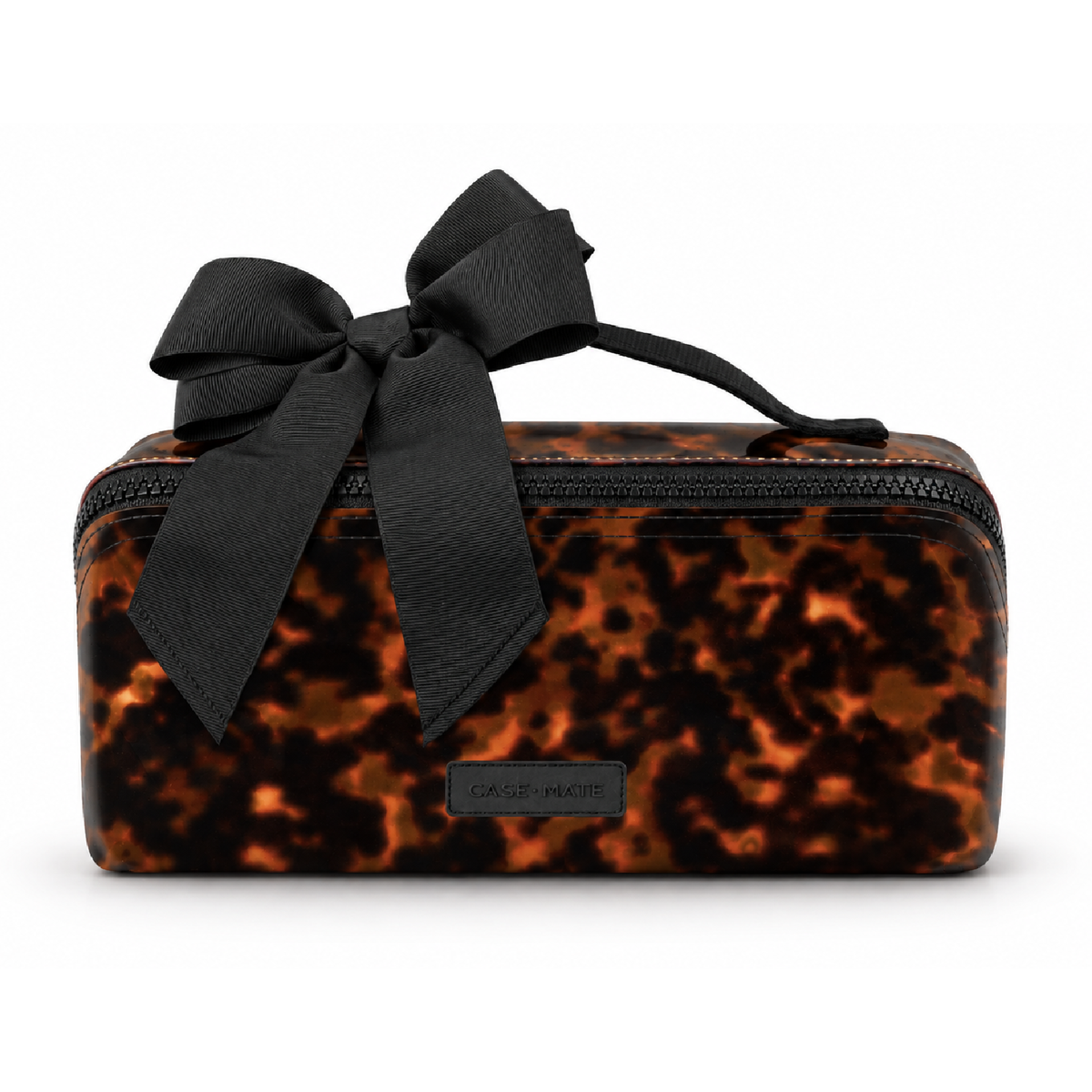 Jelly Cosmetic Bag – Tortoiseshell Lay-Flat Makeup Bag
