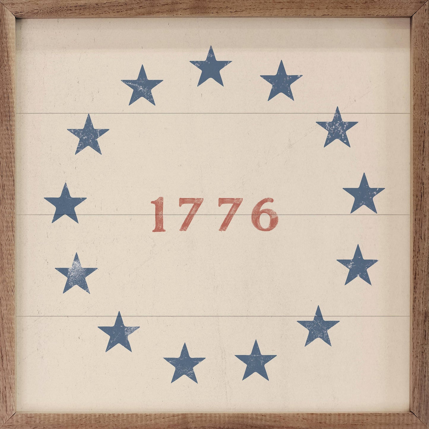 1776 With Stars White